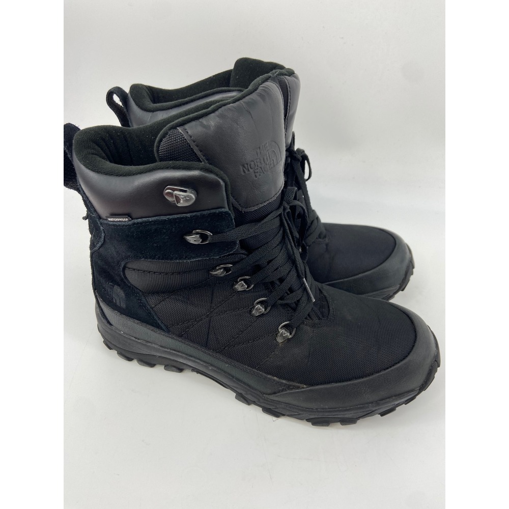 The North Face Boots Men 9.5 Black Chilkat II Waterproof Hiking Winter Insulated